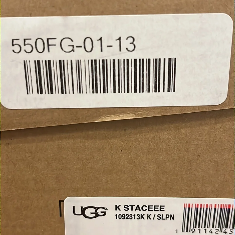 Ugg Australia K Staceee slippers Slides Sandals Shoes Girls Toddlers Size 12
